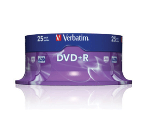 Диск DVD-R Verbatim 4.7GB - шпиндел 25 бр.
